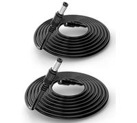 Lonnky 5 Meter DC Extension Cable for CCTV Camera (TP-Link, Reolink, EZVIZ), Govee LED Strip Lights, Router (TP-Link Archer AX55), 5.5 mm x 2.1 mm Plug, 2-Pack
