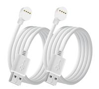 Lonnky Power Cable for Google Nest Cam Outdoor or Indoor (Battery), 3m | 10ft USB Charger Cord - White