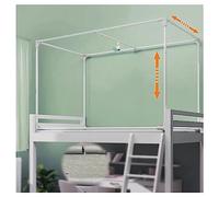 LONONE Bunk Bed Netting Canopy Frame Mosquito Net Bed Frame Curtain Brackets 4 Corners Canopy Bed Frame Post Poles for Student Dormitory,80×110cm