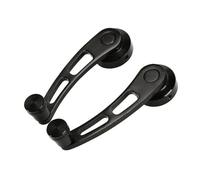 LONPEXDT for 2piece Universal Car Window Rocking Handle Riser Winder Aluminum Alloy Winder Handle Crank Riser Kit Universal Replacement Balck Power Window Regulator