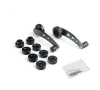 LONPEXDT for Universal Replacement Handles 2piece Aluminum Alloy Universal Car Manual Window Lifting Crank Handle Winder Riser Crank Riser Kit Power Window Regulator