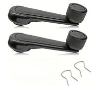 LONPEXDT for Universal Window Lever Winding Handle Replacement 2Piece Window Adjuster Handle with Spring Manual Wiper Lever Power Window Regulator