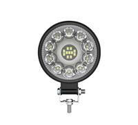 LONPEXDT Front Lamp Car LED Work Light Model 3'' Round 21LED Floodlight Auxiliary Off-road Vehicle Modification 24V Search(1pcs)