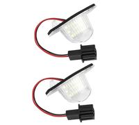 LONPEXDT Front Lamp For Odyssey 2004 2005 2006 2007 2008-2012 12V SMD 18 LED Number Lamp 1/2Pcs Car License Plate Light White(2pcs)