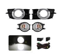 LONPEXDT Led Fog Light Halogen Car Fog Kit Bumper Lamp Daytime Running Light DRL Daylight Accessories For Toyota For Wish 2009 2010 2011 2012 Fog Lights(LED White)