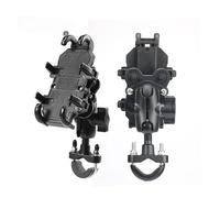 LONPEXDT Phone Holder GPS Universal Motorcycle Bike Mobile Phone Holder Aluminum Bicycle Riding Navigation Bracket Shockproof Handlebar(AH)