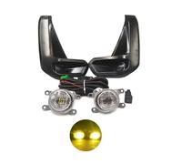LONPEXDT Rear Tail Light Car LED Fog Light Front Bumper Fog Lamp Cover Grill Frames Covers Cable Bezel Foglight For Toyota For Hilux For Revo 2020 2021 2022 Taillight(Yellow fog set)