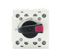 LONQ-40 Solar DC 4P 32A 1500V PV Switch-Disconnector Rotating Handle Isolator Rotary Switch For Solar Distribution Box Din Rail(LONQ-40.X)
