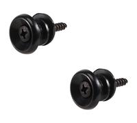 Lonrtesw 2Pcs Mushroom Guitar Strap Buttons Strap for Electric Acoustic Guitar Bass Parts,Black