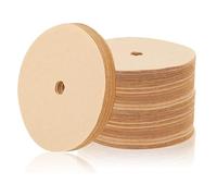 Lonrtesw 400Pcs Unbleached Percolator Coffee Filters, 3.75In Disposable Coffee Paper Filter, Disc Coffee Filters Wood Color Easy Install Easy to Use