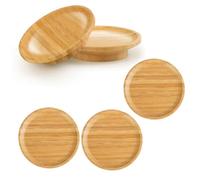 Lonrtesw 5Pcs Wine Glass Charcuterie Topper, Wine Glass Charcuterie Board Topper, Bamboo Wine Glass Topper for Family Gatherings
