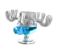 Lonrtesw Christmas Vacation Cup Set Glass Cup | Holiday Glassware for Drink Beverages | Holds 8 Ounces