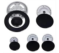 Lonrtesw Cooker Hat Set Practical Tool Burners Crowns and Flame Caps Set Oven Flame Ranges Caps Set Metal Texture ForStove