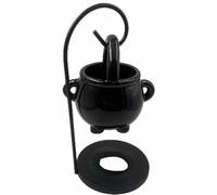 Lonrtesw Hanging Cauldron Wax Burner Witch Caldron Pot Candle Holder Essential Oil Incense Aroma Diffuser Candle Tealight Decor