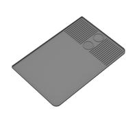 Lonrtesw Large Silicone Non-Slip Coffee Machine Mat, Heat & Shock Absorbing, Coffee Counter Mat 40.5x60.9cm