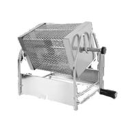 Lonrtesw Manual Coffee Roaster Stainless Steel Drum Type Coffee Bean Roaster Machine Roaster for Grains Beans Peanuts Nuts