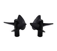 Lonrtesw RC Boat Spare Parts Propeller Set for 2011-5 Fishing Tool Bait Boat Fish Finder Ship Part Positive & Reverse Propeller,2 Pcs