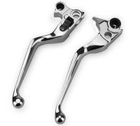 Lonsda Silver Brake Clutch Lever for Harley Davidson 96-03 Sportster 883 1200/96-07 Road King/96-10 Dyna Wide Glide Low Rider/99-09 Night Train/96-10 Fat Boy/Softail 96-14/Street Bob 06-10#OEM 43040