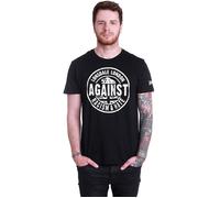 Lonsdale - Against Racism - T-Shirt - black - M - 100% Cotton,Jersey M