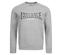 Lonsdale Men's Sweatshirt Berger LP181 Marl Grey 2XL
