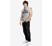 Lonsdale - Bignor Marl Grey/Black - Hoodie - grey - L - 90% Cotton, 10% Viscose L