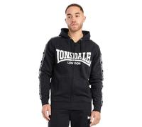Lonsdale Bigton Full Zip Sweatshirt Black S Men