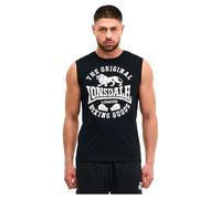 Lonsdale BOLDRON Men's Sleeveless T-Shirt, Regular Fit, Black/White, XXL