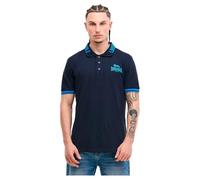 Lonsdale BYERMOOR Men's Polo Shirt, Regular Fit, Dark Navy/Blue, L
