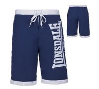 Lonsdale Clennell Navy Blue Beach Shorts Board Swimming Pants Trunks Surfing