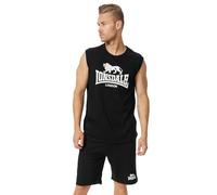 Lonsdale Men's Clopton T-Shirt, Black/White, M