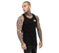 Lonsdale Men's Clousta Singlet, Black/White, M