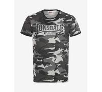 Lonsdale Cobbett Short Sleeve T-shirt Black Grey White - XL