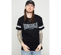 Lonsdale - Creich Black/White/Grey - T-Shirt - black - 3XL - 100% Cotton,Jersey 3XL