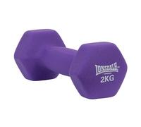 Lonsdale Fitness Weights Neoprene Coated Dumbbell 2kg 1 Unit Purple 2 kg