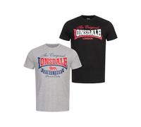 Lonsdale Gearach Short Sleeve T-shirt White 2XL Men