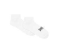 Lonsdale HAYLES Unisex Trainer Socks, Pack of 6, White/Black, 39-42