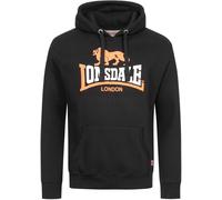Lonsdale Men's Sleeve Hooded Sweatshirt, Oxblood, XXXL