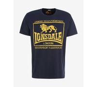 Lonsdale Hounslow short sleeve T-shirt navy blue yellow - 3XL
