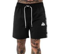 Lonsdale Men's Kirbuster Swim Trunks, Black/White, L