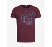 Lonsdale Langsett Short Sleeve T-shirt Red Blue - L