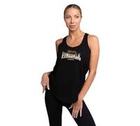 Lonsdale Women's lismoyny Singlet, Black/Gold, M