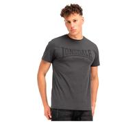 Lonsdale Men's Logo Kai T-Shirt, Anthracite/Black, M