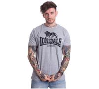 Lonsdale - Logo Marl Grey - T-Shirt S