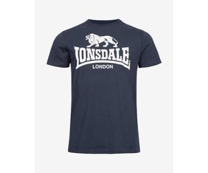 Lonsdale Logo Short Sleeve T-shirt Navy White - L