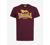 Lonsdale Logo Short Sleeve T-shirt Red Yellow - M
