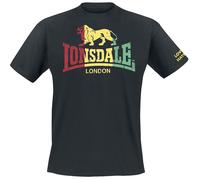 Lonsdale Men's Freedom T-Shirt, Black, Xx-Large