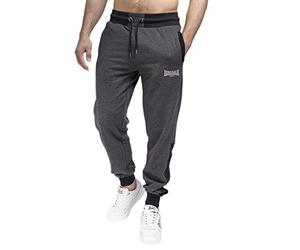 Lonsdale London Heckfield Men Tracksuit Trousers Anthracite M, 60% Cotton, 40% Polyester, Relaxed