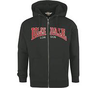 Lonsdale London Herren Birmingham LP277 Kapuzenpullover, Schwarz, M