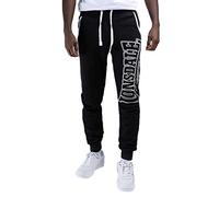Lonsdale London Men's MARLDON Jogging Pants, Slim fit, Black, XXL