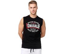Lonsdale London Men's St.Agnes Slim Fit Tank Top Black